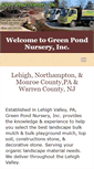 Mobile Screenshot of greenpondnursery.com